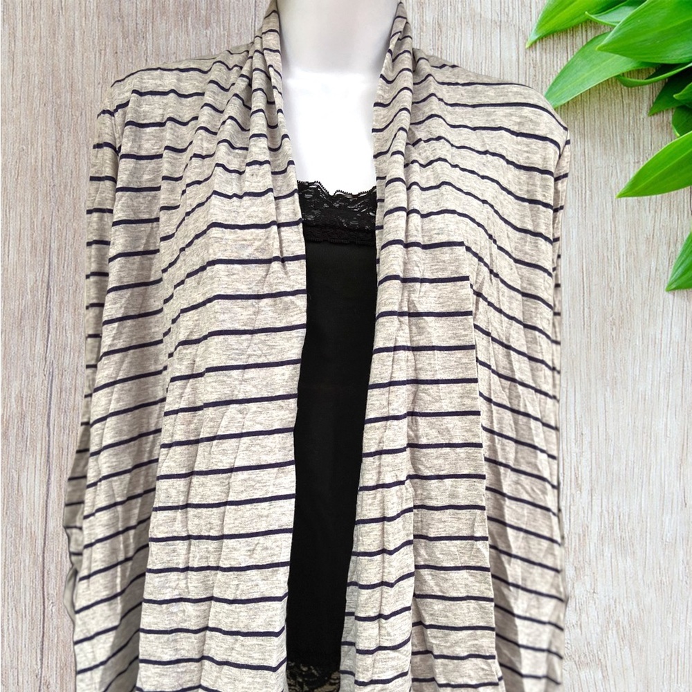 Striped cardigan